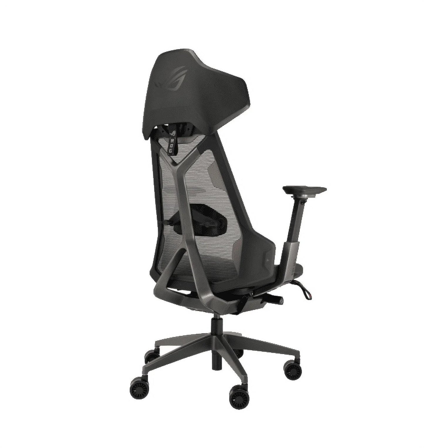 ROG Destrier Ergo PU Foam Gaming Chair with Arm Support and Acoustic Panel, Black