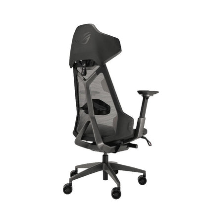 ROG Destrier Ergo PU Foam Gaming Chair with Arm Support and Acoustic Panel, Black
